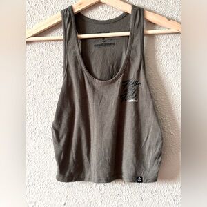 Flag Nor Fail Women’s olive green tank, size s